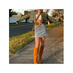 Casual Solid Fall Ladies Short Jackets Casual Solid Fall Ladies Short Jackets