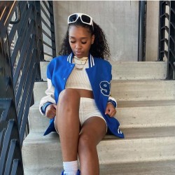  Autumn Street Cloud Embroidery Baseball Jacket