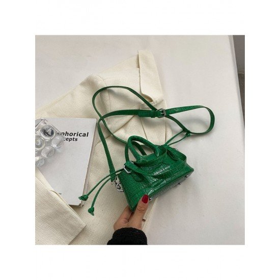  2024 Pure Color PU Shoulder Bag For Women