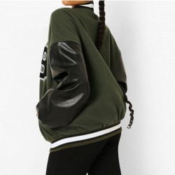  Street Wear Embroidery Patchwork Baseball Jackets