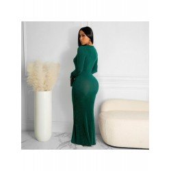 Sexy Pure Color Women's Long Sleeve Dress  Sexy Pure Color Women's Long Sleeve Dress