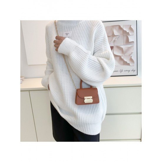 Chic Black Chain Shoulder Bags For Women
