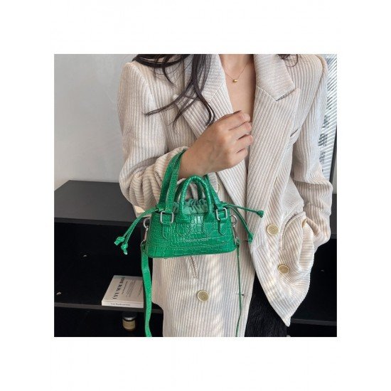  2024 Pure Color PU Shoulder Bag For Women