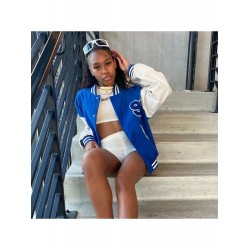 Fashion Casual Contrast Color Women's Baseball Jackets  Fashion Casual Contrast Color Women's Baseball Jackets