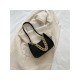  2024 New PU Pure Color Causal Underarm Bag