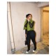  Pure Color Zipper Sleeveless Short Jacket Coats
