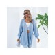  2024 Casual Lantern Sleeve Cardigan Sweater