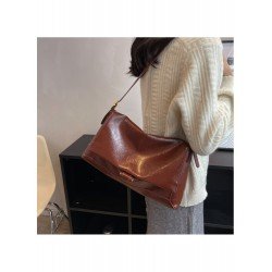 Vintage Solid Brown Large Capacity Shoulder Bags Vintage Solid Brown Large Capacity Shoulder Bags