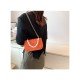  2024 Niche Crocodile Print Faux Pearl Shoulder Bag