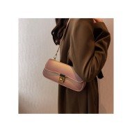  2024 Pure Color PU Underarm Bag