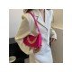  2024 New PU Pure Color Causal Underarm Bag