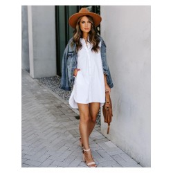 2024 Striped Casual Long Sleeve Dress For Women  2024 Striped Casual Long Sleeve Dress For Women