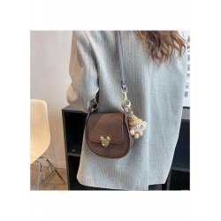 PU Pure Color Messenger Bag For Women  PU Pure Color Messenger Bag For Women