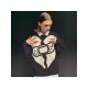  Fall 2024 Casual Loose Contrast Color Knit Sweaters