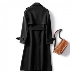 Street Black Long Sleeve Long Jackets For Ladies Street Black Long Sleeve Long Jackets For Ladies