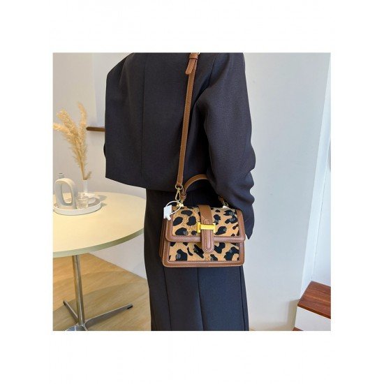  2024 Fashion PU Leopard Print Women's Shoulder Bags