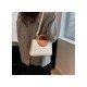  2024 Fashion PU Contrast Color Women's Satchels