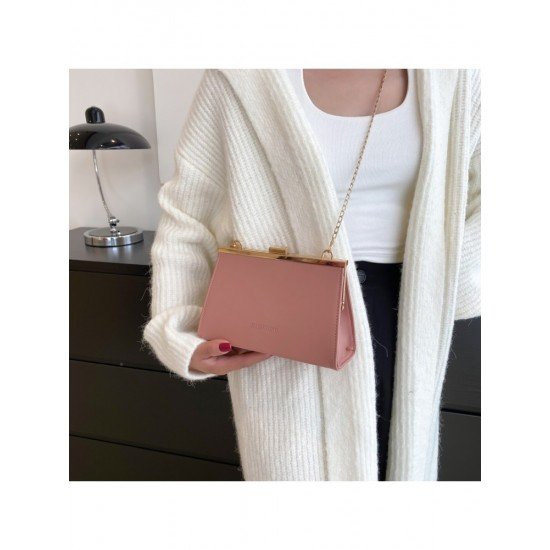  2024 PU Pure Color Women's Messenger Bag