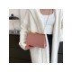 2024 PU Pure Color Women's Messenger Bag