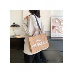 Shopping Letter Printed Tote Bags For Women Shopping Letter Printed Tote Bags For Women