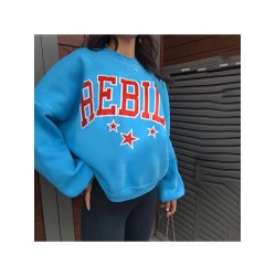 Casual Autumn Letter Printing Women's Crop Sweater  Casual Autumn Letter Printing Women's Crop Sweater
