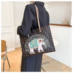 Street Printed College Tote Bags For Women
