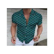  Printing Summer Beach Style Men's Suit