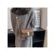 Trendy Black Rhombus Lattice Twist Lock Chain Shoulder Bags