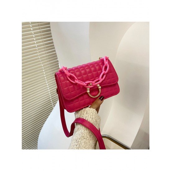  2024 Pure Color Small Square Bag
