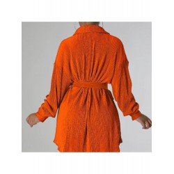 Casual Solid White Long Sleeve Short Dress Casual Solid White Long Sleeve Short Dress