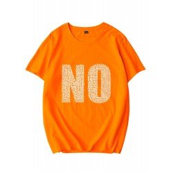 New Casual Letter Printed T Shirts For Women New Casual Letter Printed T Shirts For Women