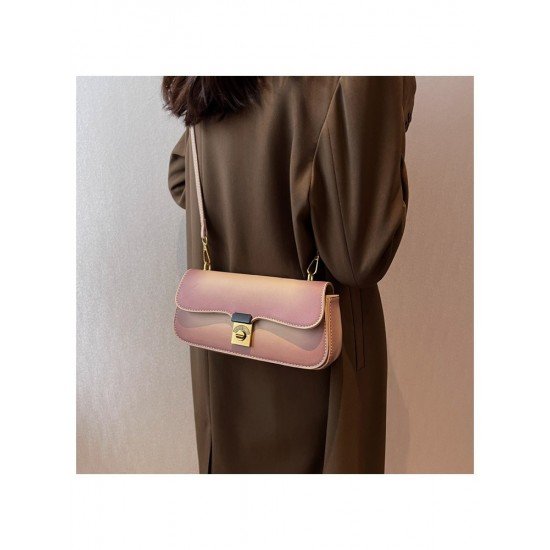  2024 Pure Color PU Underarm Bag