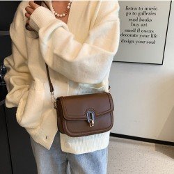  PU Pure Color Cross-body Women's Bags