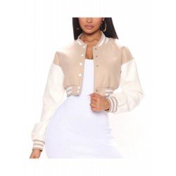 Summer Fashion Long Sleeve Women's Baseball Jacket  Summer Fashion Long Sleeve Women's Baseball Jacket