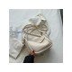  2024 PU Pure Color Shoulder Bag For Women
