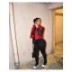  Pure Color Zipper Sleeveless Short Jacket Coats