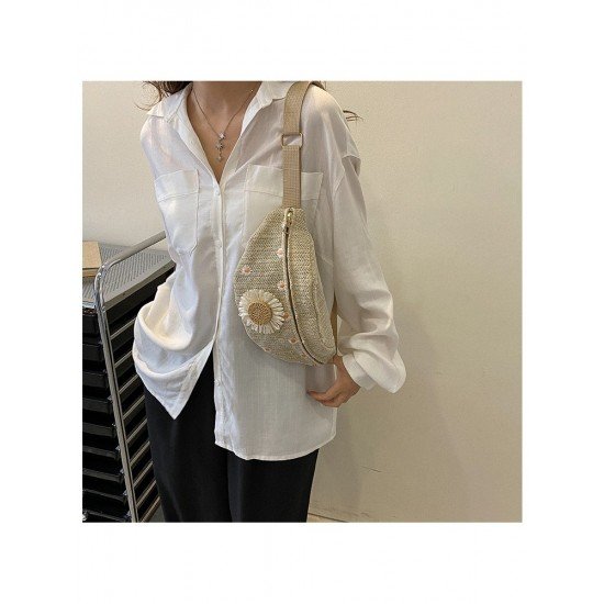  2024 Casual Weave Women's Cross-body Bags