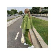  Women's Winter New Pu Leather Long Sleeve Coat