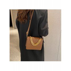 Casual Big Chain White Shoulder Bags Casual Big Chain White Shoulder Bags