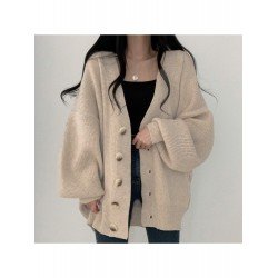 Lantern Sleeve Loose Sweater Coats For Women Lantern Sleeve Loose Sweater Coats For Women
