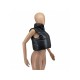  Pure Color Zipper Sleeveless Short Jacket Coats
