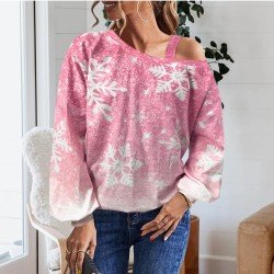  2024 Casual Gradient Women's Long Sleeve Sweater