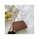  2024 PU Pure Color Women's Messenger Bag