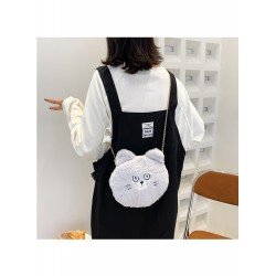 Cute Fluffy Cat Chain Shoulder Bags Cute Fluffy Cat Chain Shoulder Bags
