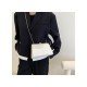  2024 PU Pure Color Women's Messenger Bag