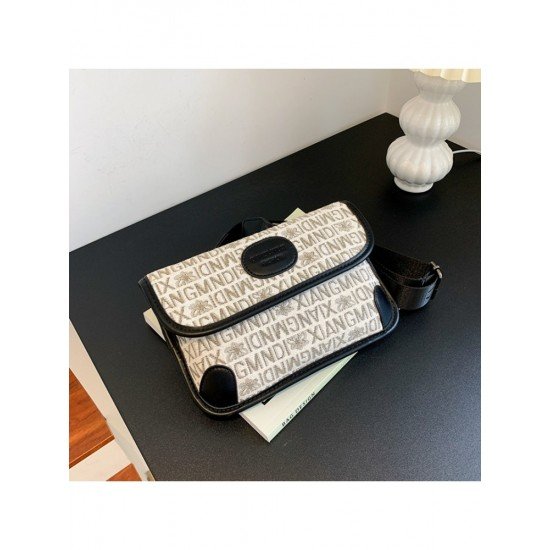  2024 PU Letter Embroidery Women's Shoulder Bags