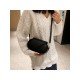  2024 PU Pure Color Shoulder Bag For Women