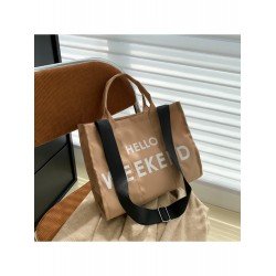 Shopping Letter Printed Tote Bags For Women Shopping Letter Printed Tote Bags For Women