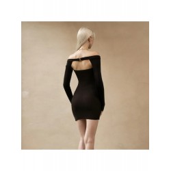 2024 Sexy Backless Off Shoulder Women's Short Dress  2024 Sexy Backless Off Shoulder Women's Short Dress