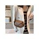  2024 PU Pure Color Shoulder Bag For Women